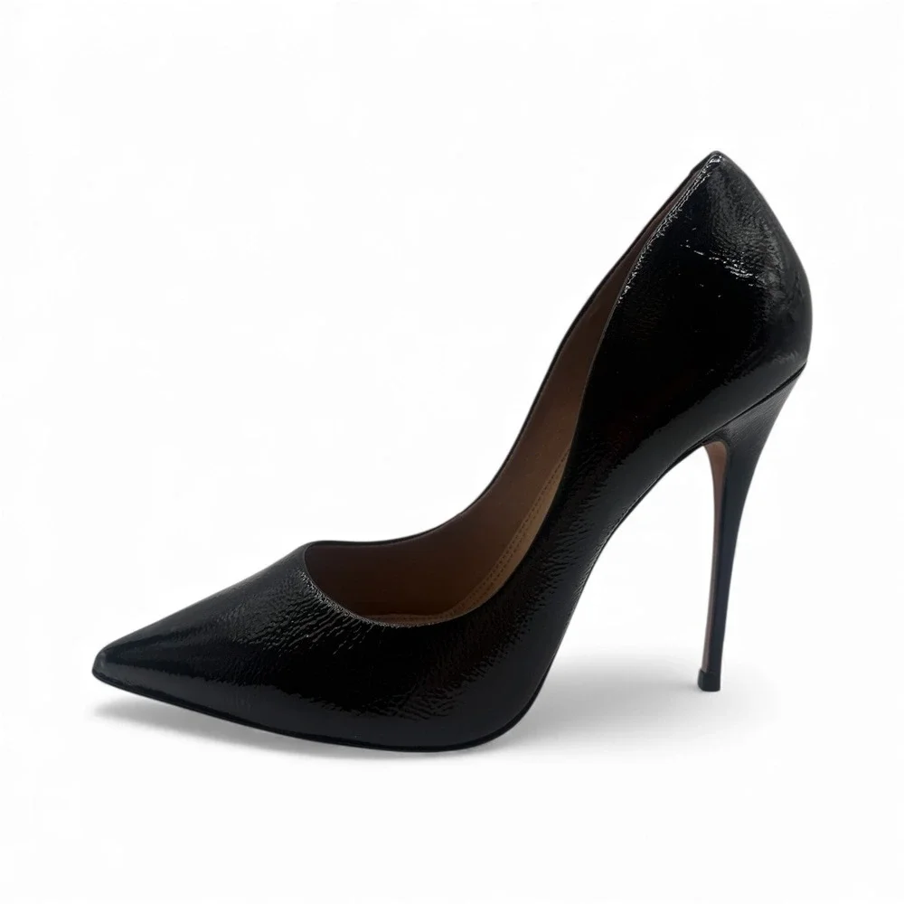 New!‎ BCBGMAXAZRIANola Patent Leather Pumps in Black Sz 8.5 $199